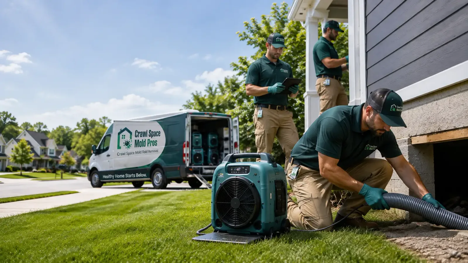 Crawl Space Mold Removal in Lenox, IA